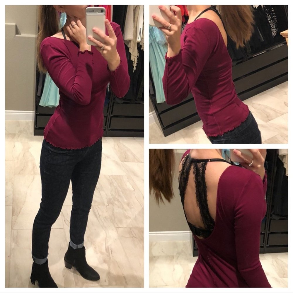 Free People long sleeves Top - Picture 3 of 8